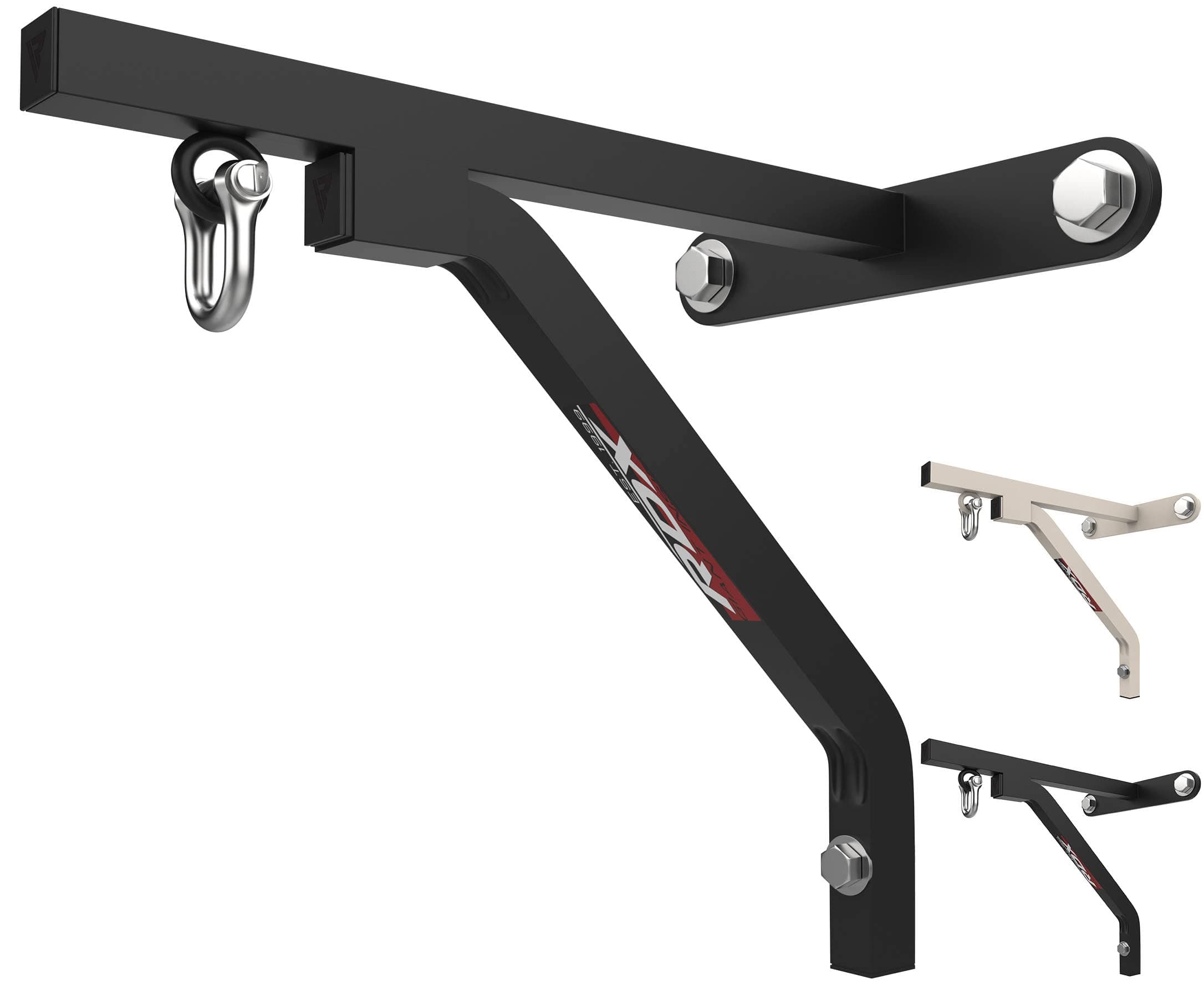RDX Mount Hanger Wall Bracket, Boxing Punch Bag 16 Gauge Heavy Duty Iron Bar, Steel Hanging Fixings D-Shackle, Boxing MMA Kickboxing Muay Thai Punching Training, Outdoor Fitness Home Gym