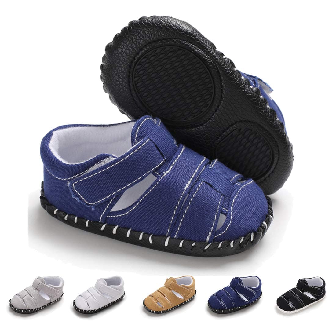 Infant Baby Boys Girls Summer Sandals Soft Sole Todddler First Walkers Newborn Crib Shoes
