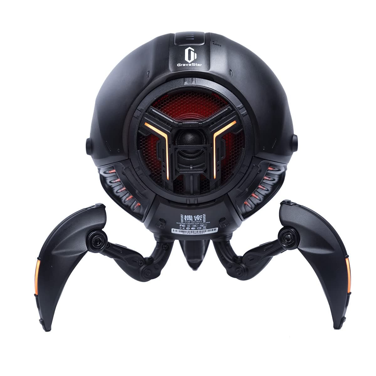 GravaStar Mars Pro Bluetooth Speakers, Bass Boost, 15H Playtime, Stereo Sound Music Box, Wireless Portable Party Speaker (Matte Black)