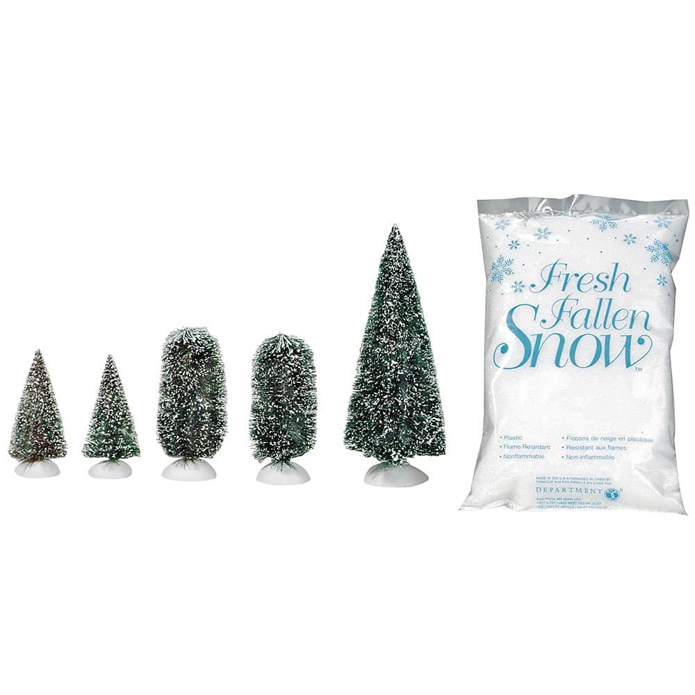 Department 56 Villages Accessories Landscape Starter Set (6 Pc Set) 56.52898