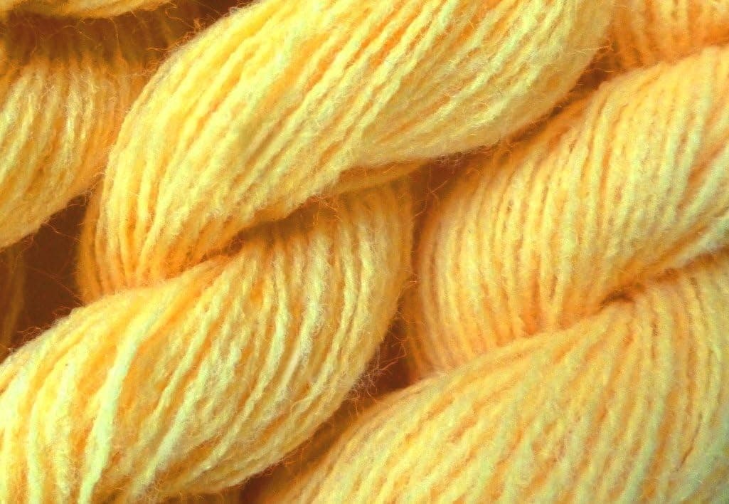 Buttercup Yellow Orange Soft Lace/Fingering Weight Yarn Four Pack
