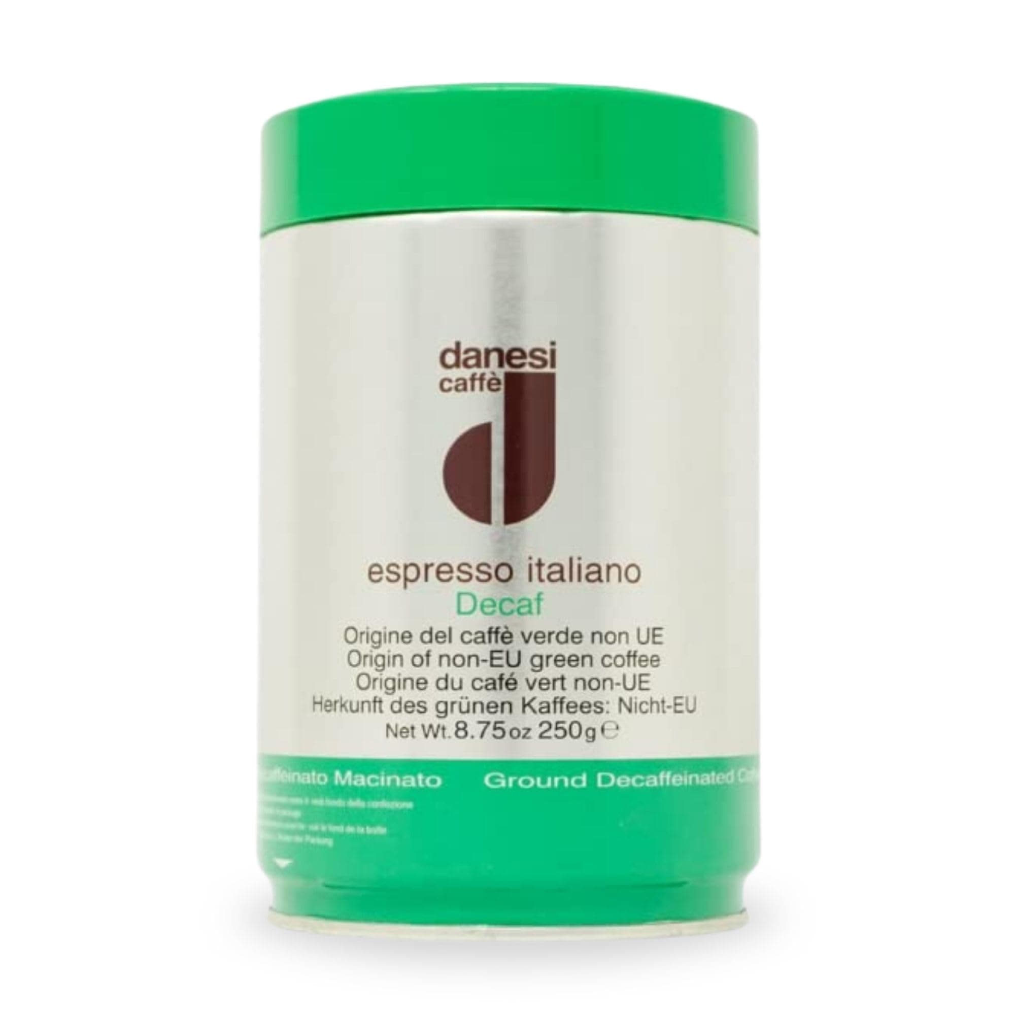 Danesi Caffe Italian Espresso Ground Coffee Fine - Decaf