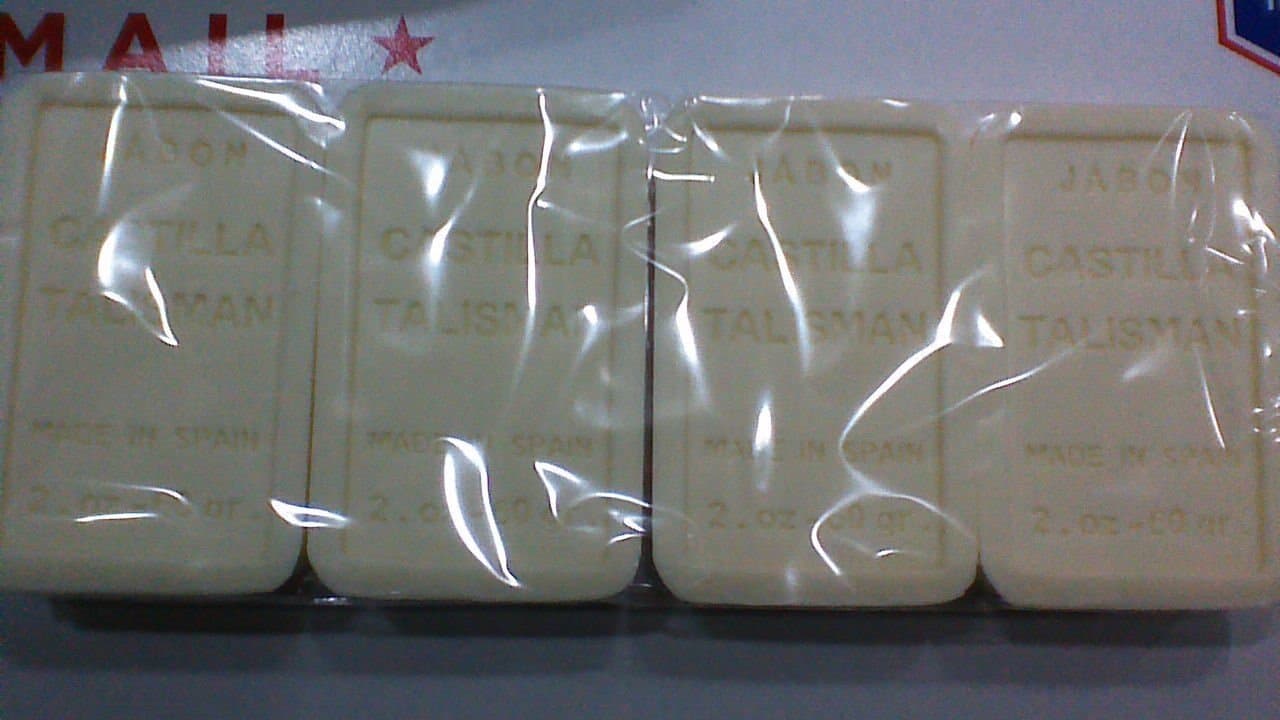 4 Soap Bars Made in Spain -2 oz Each Sealed PACK.