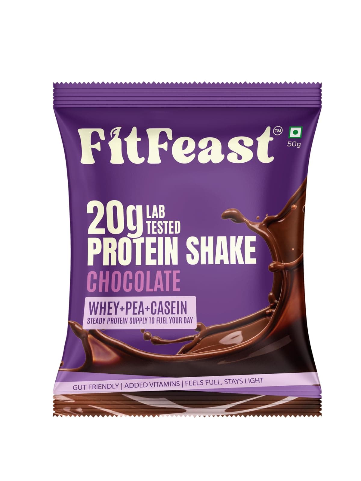 Protein Shake Sachet - Pack of 7 | 20g Triple Blend Protein Per Serve| 45:35:20 Whey, Pea & Casein Blend Protein Powder| No Maltodextrin | 0 Added Sugar | As Seen on Shark Tank (7, Chocolate)
