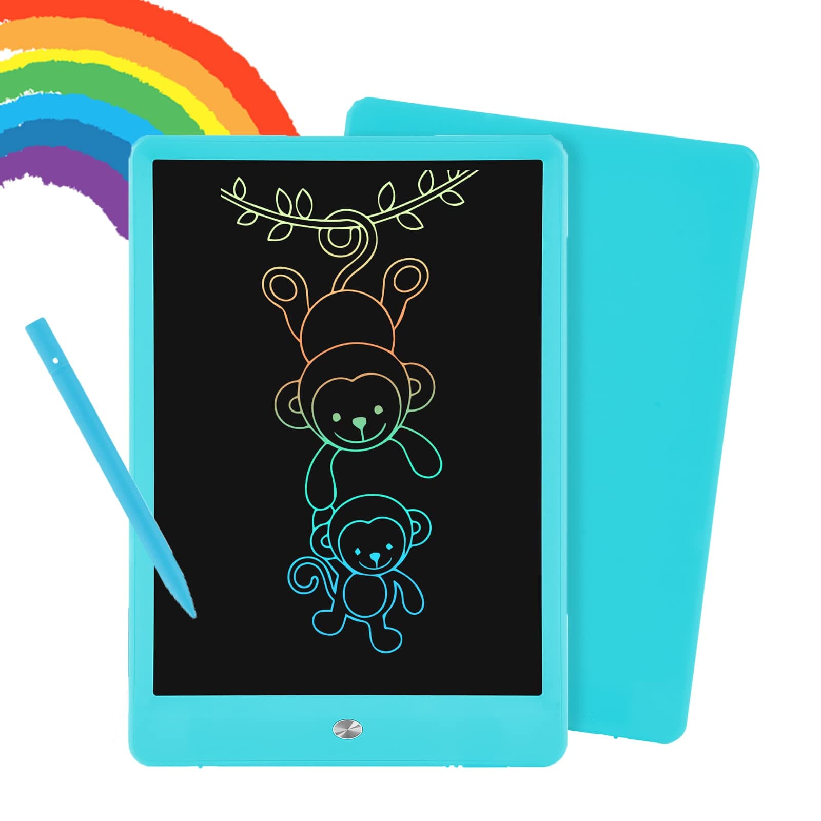 LCD Writing Tablet for Kids, 10 Inch Doodle Board Electronic Drawing Tablet Drawing Pad, Toddler Kids Toys Christmas Birthday Gifts for 3 4 5 6 7 8 Years Old Girls Boys (Blue)