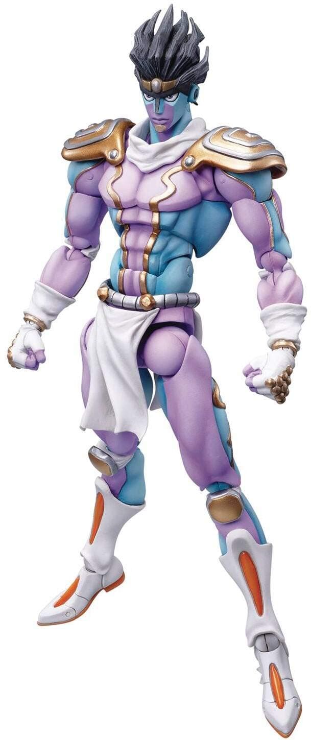 MediCos JoJo's Bizarre Adventure Part 4: Chozo Kado Star Platinum Super Action Statue Figure, Multicolor