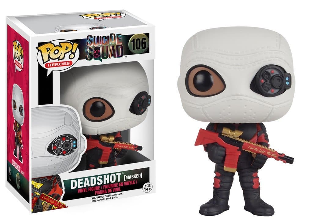 POP Movies: Suicide Squad Action Figure, Deadshot (Masked)