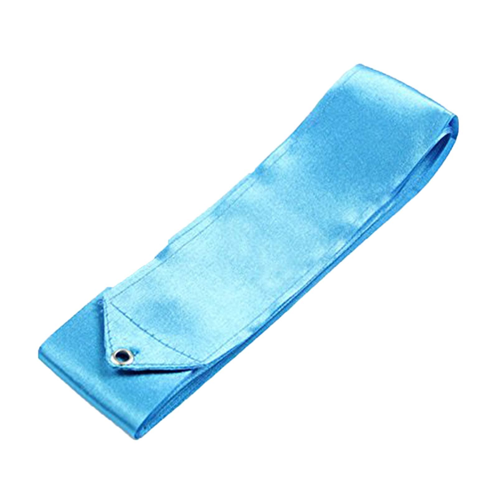 Brussels08 6m Gym Dance Ribbon Stick Dancing Streamer with Wand, Art Rhythmic Gymnastics Ballet Streamer Twirling Rod Blue