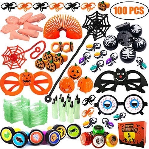 100 PCS Party Favors Toy Assortment for Kids Bulk Toys Pinata Fillers, Carnival Prizes, Classroom Rewards, Treasure Chest Toys, Goodie Bags, Fools Toy