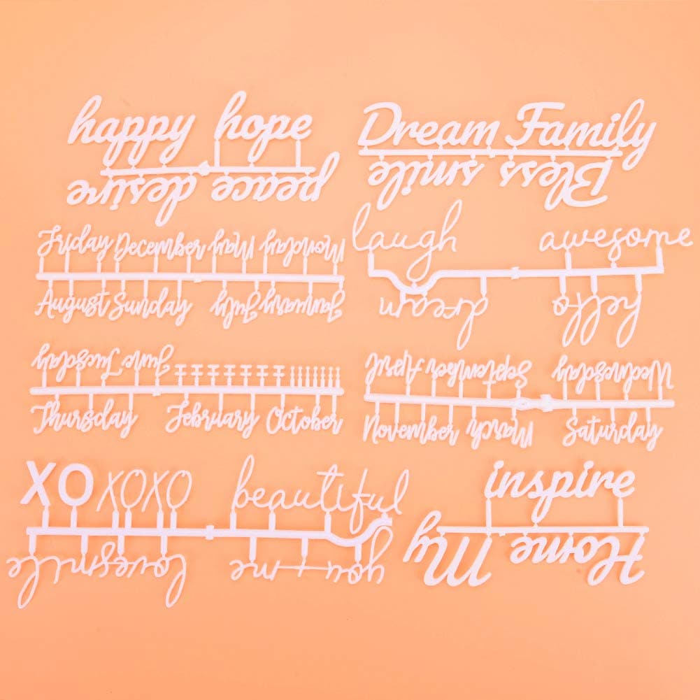 610 Characters White Letter Sets for Felt Letter Boards 3/4 Letters, Including Numbers, Symbols for Changeable Letter Boards