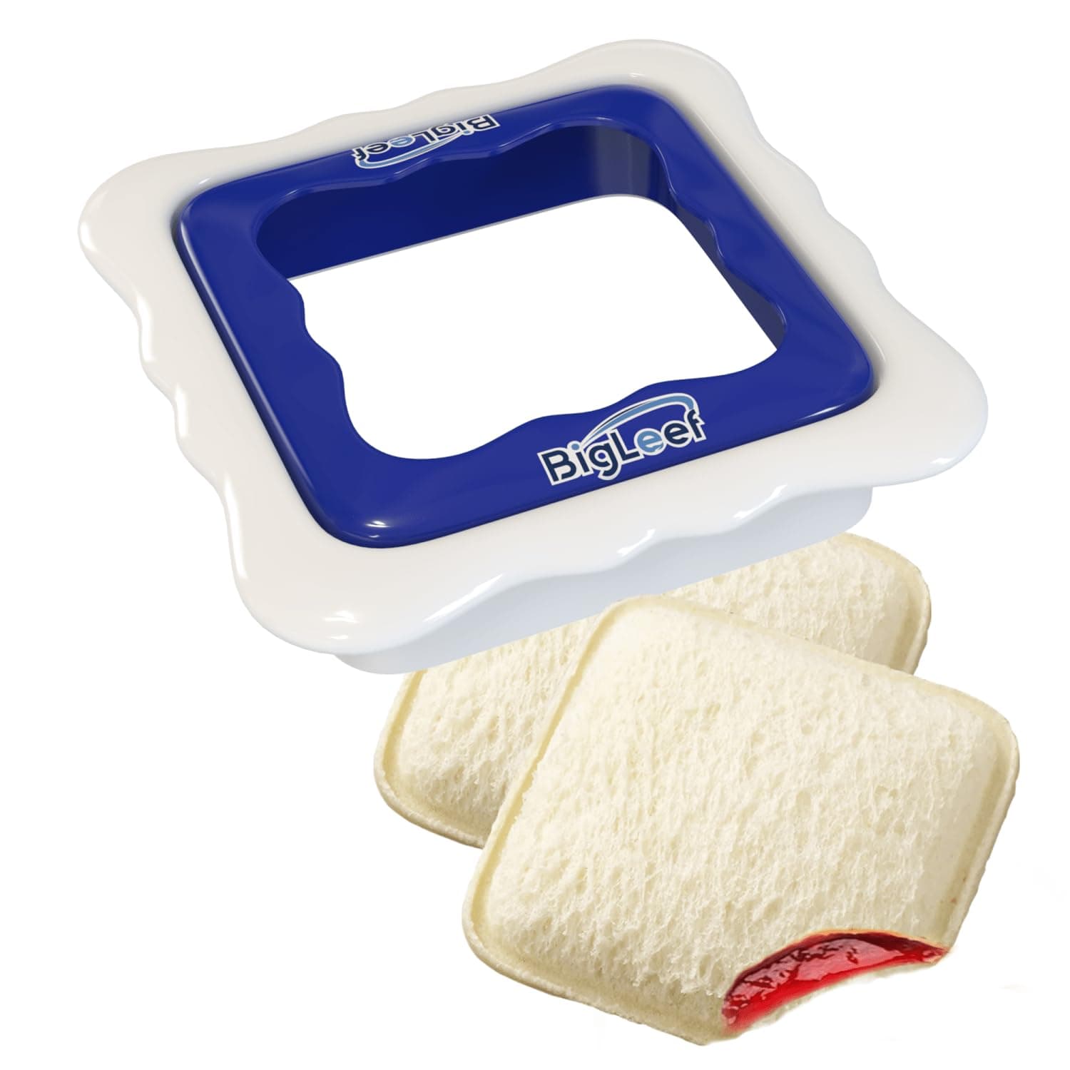 Uncrustable Sandwich Maker & Sealer - DIY Pocket Minis - Decruster Cookie Cutters (Square)
