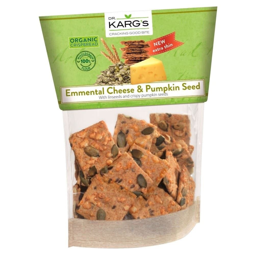 Dr Karg Organic Crispbreads - Cheese & Pumpkin (110g)