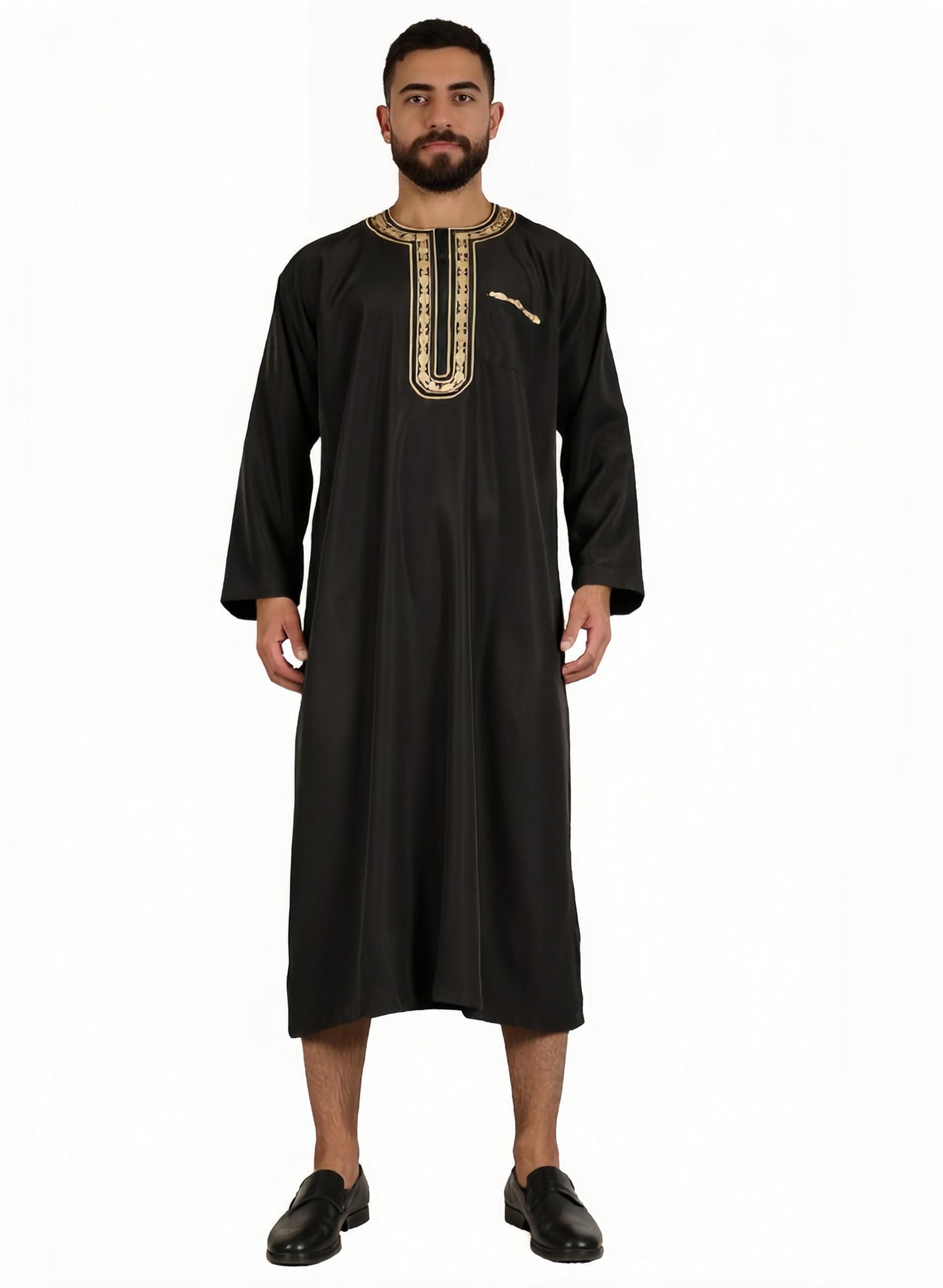 HOMELEX mens Muslim White Muslim Clothes