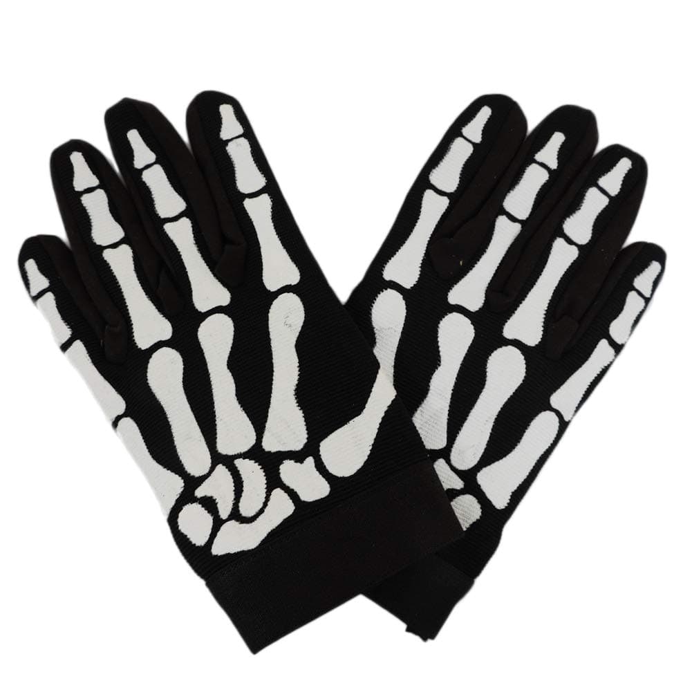 UNIK Biker Skull Bone Skeleton Mechanic Gloves Size XL
