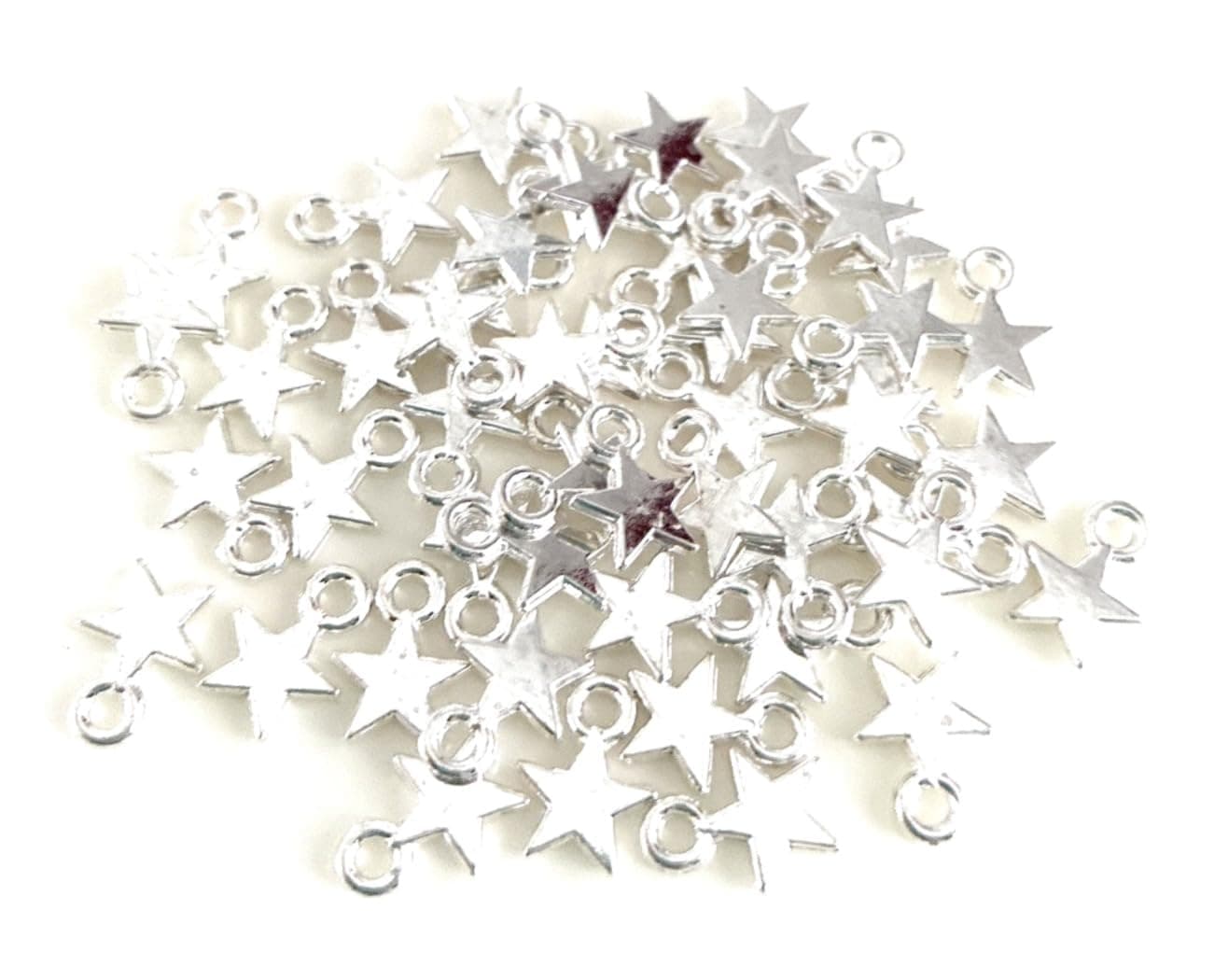 30pcs. Tibetan STAR Pendant Charm Beads Jewellery Making Findings