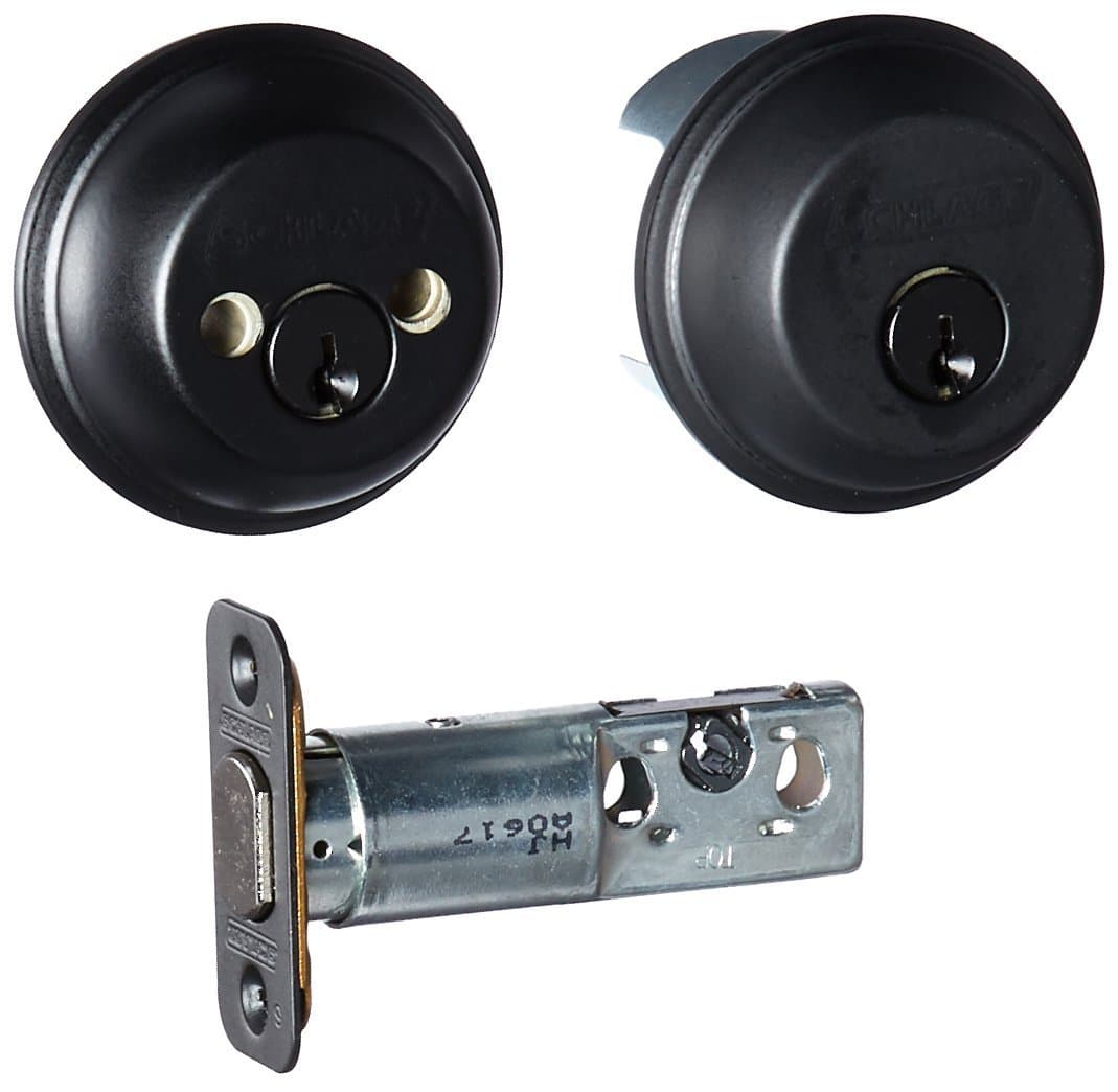 B62 Double Cylinder Grade 1 Deadbolt from The B-Series, Matte Black