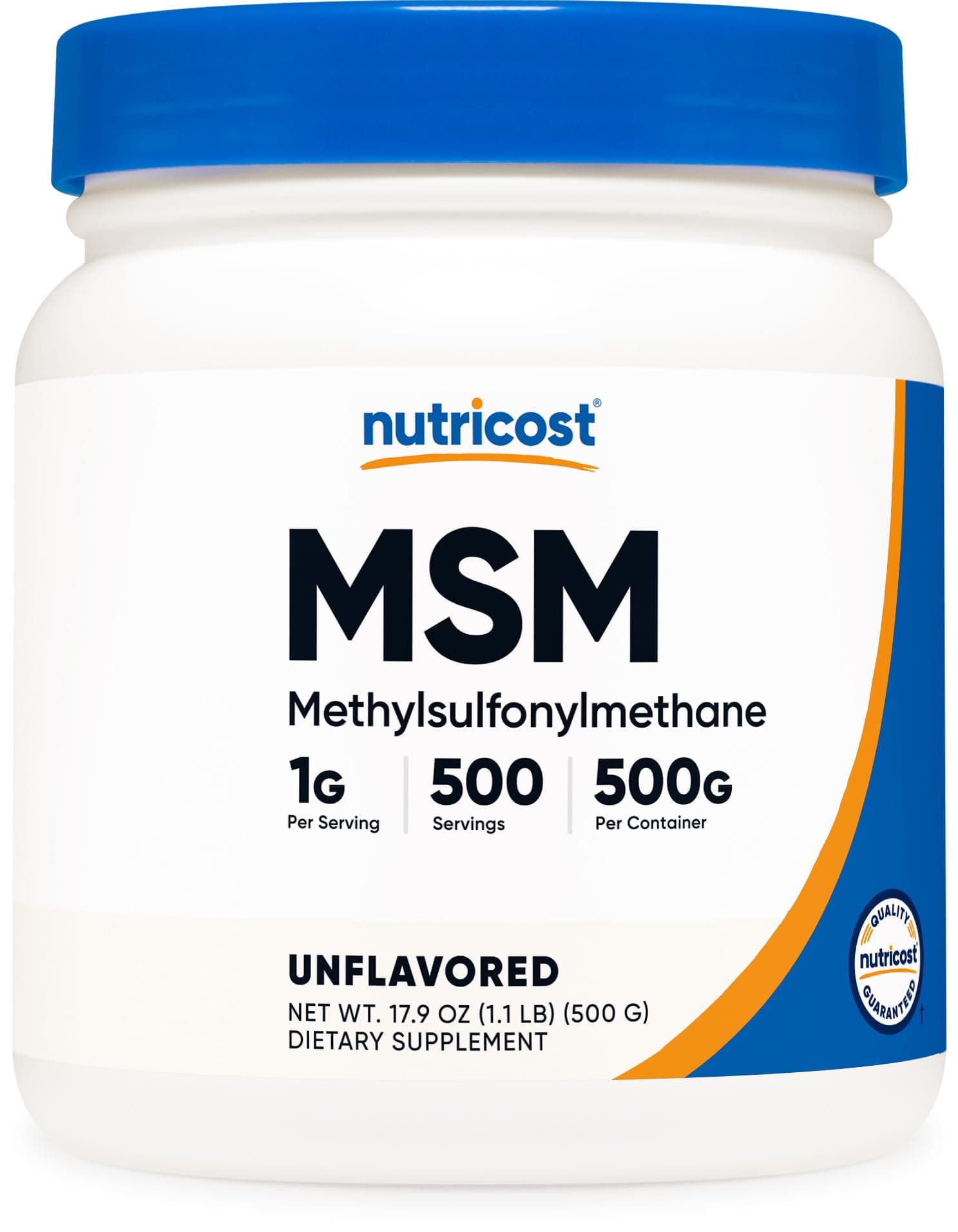 Nutricost Pure MSM Powder 500 Grams (Methylsulfonylmethane)
