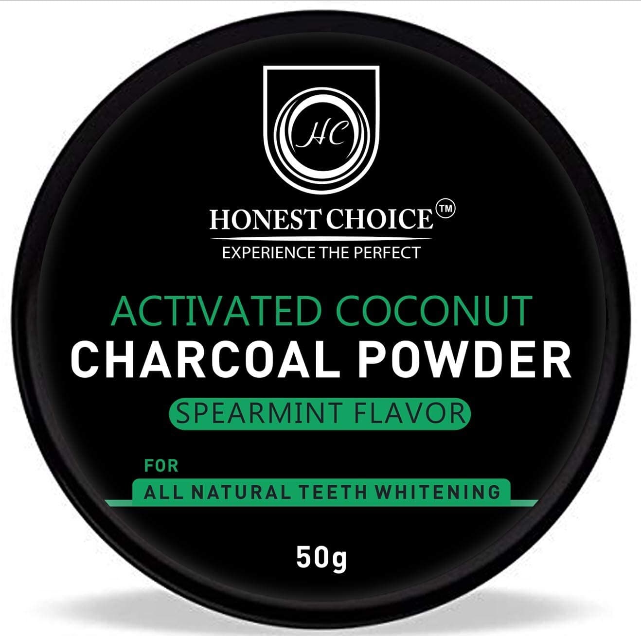 charcoal powder I teeth whitening product I Organic activated coconut teeth whitener I proven to remove surface stain effectively on enamel & freshness breath 50 gm