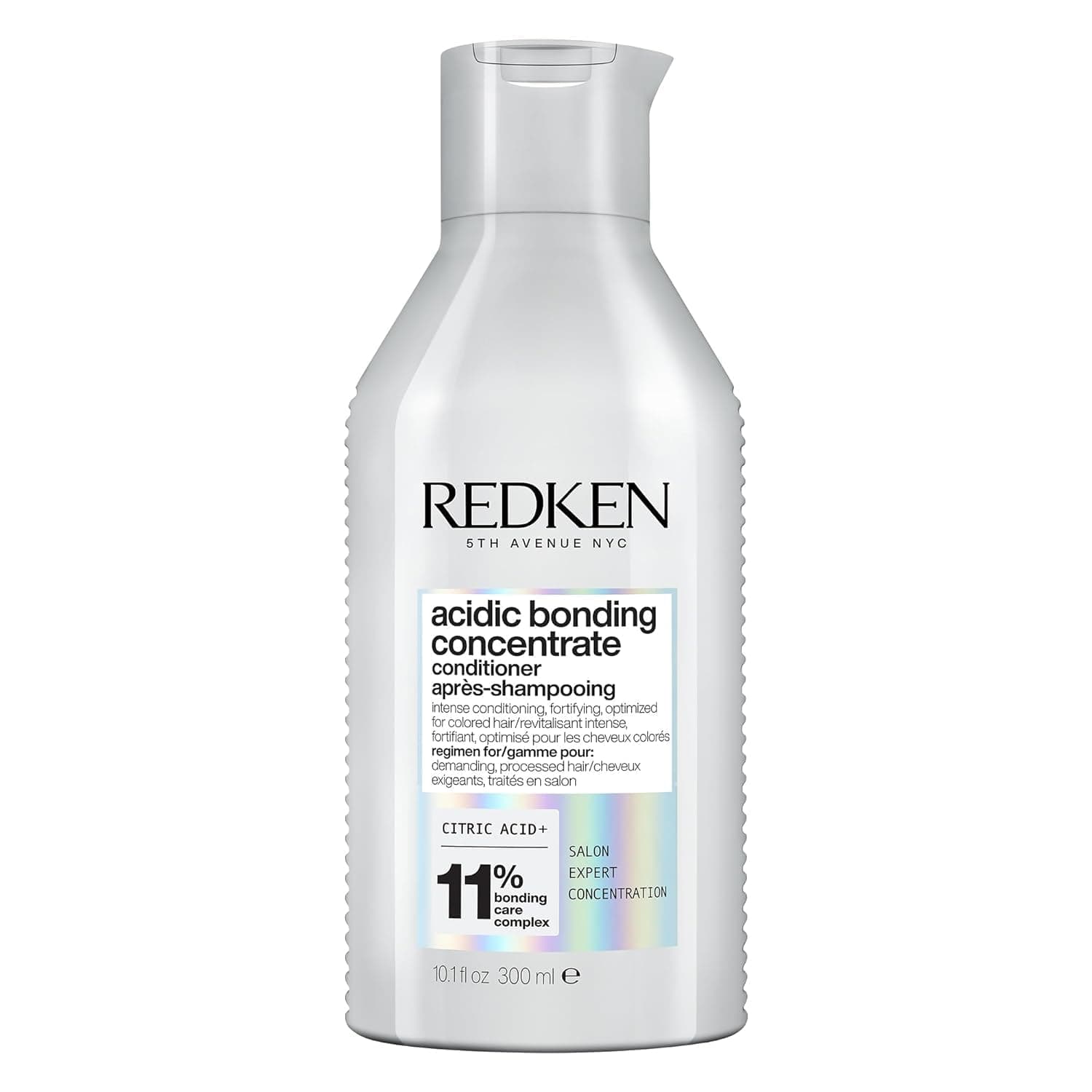 Redken Acidic Bonding Concentrate Conditioner For Damaged Hair Repair | Strengthens and Repairs Weak and Brittle Hair | Sulfate-Free | With Citric Acid | 300ml
