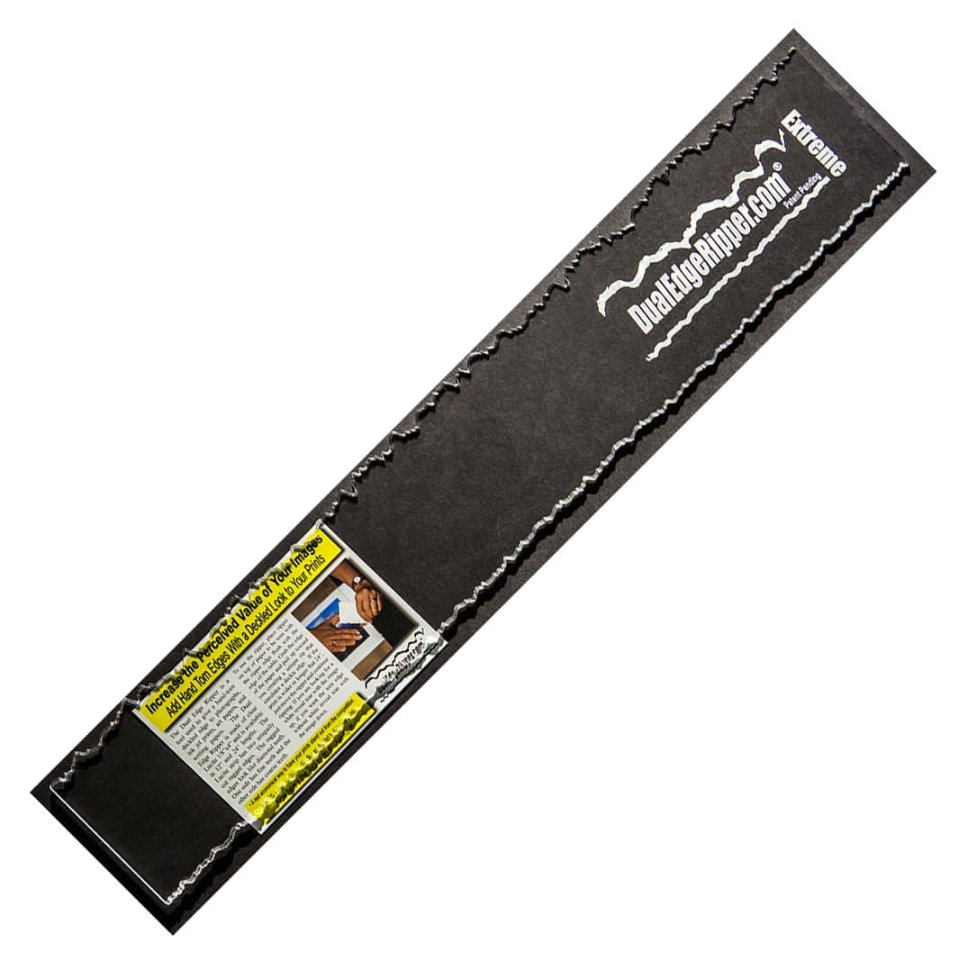Dual Edge Ripper Extreme Watercolor Paper Deckle Edge Tool 1-24 inch