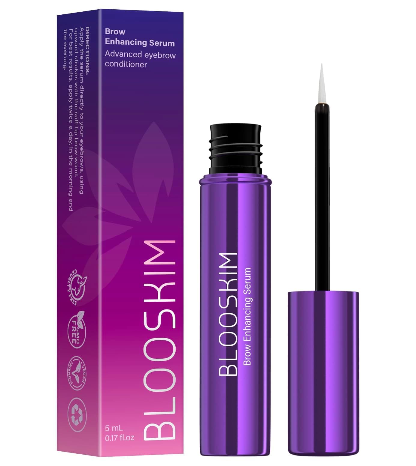 Eyebrow Growth Serum for Women & Men – Natural Brow Enhancing Serum to Grow Thicker, Fuller Brows Fast – Nourishing Eyebrow Hair Growth - 0.17 fl oz
