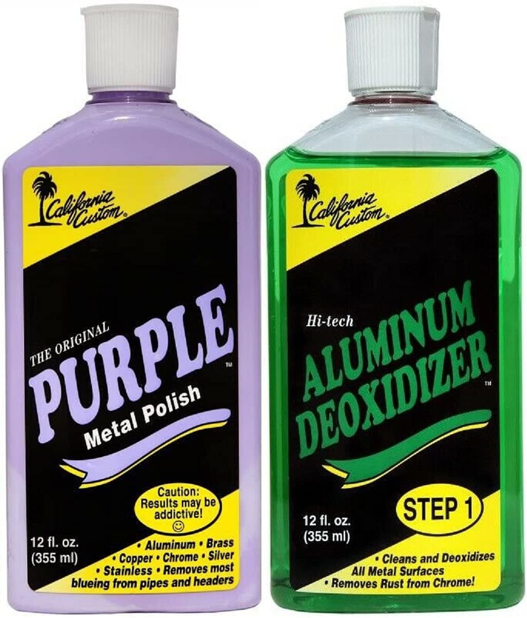 Purple Metal Polish/deoxidizer Combo by The Original California Car Duster Company