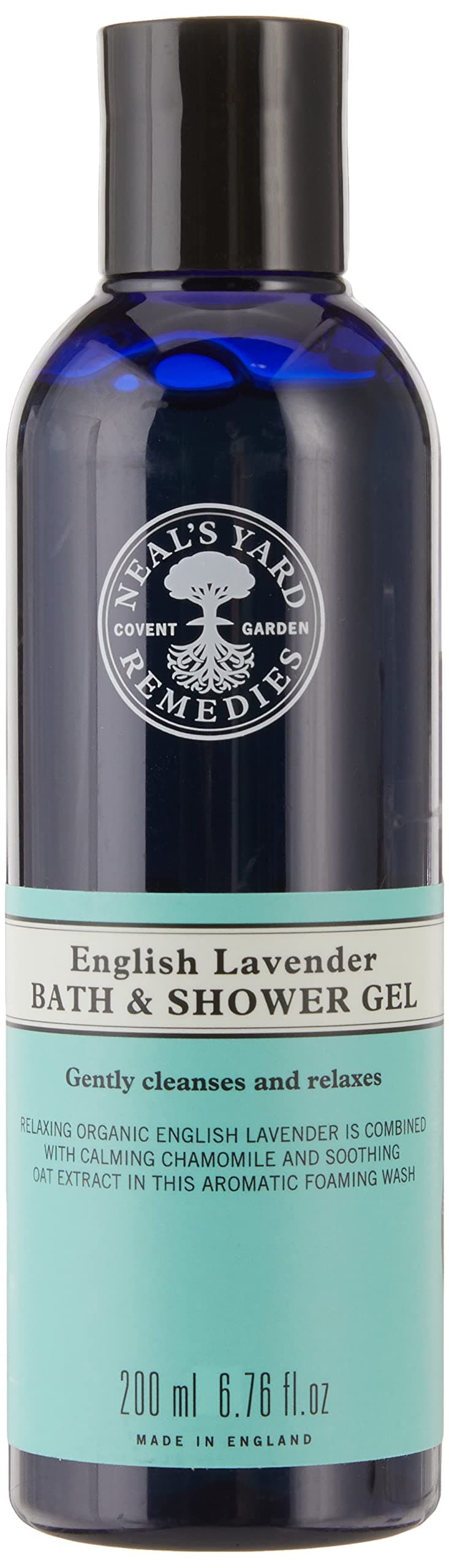 Neal's Yard Remedies English Lavender Bath & Shower Gel | Clean Your Body & Relax Your Mind | 200ml