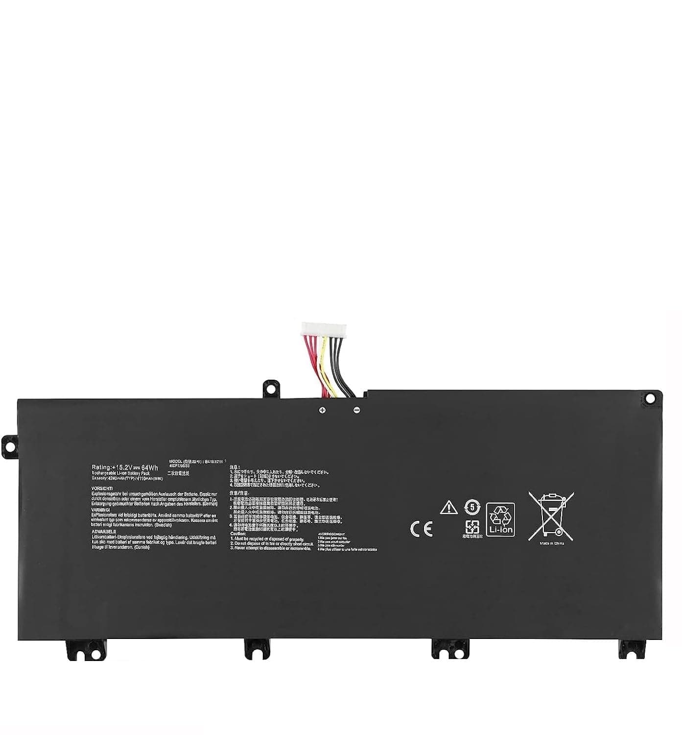 B41N1711 Laptop Battery Compatible for Asus TUF Gaming FX705D FX705DD FX705DT FX705DY FX705DU PX705G PX705GD PX705GM TUF705DT TUF705DY TUF705GD TUF705GE TUF705GM TUF765DT TUF765GD TUF765GE TUF765GM