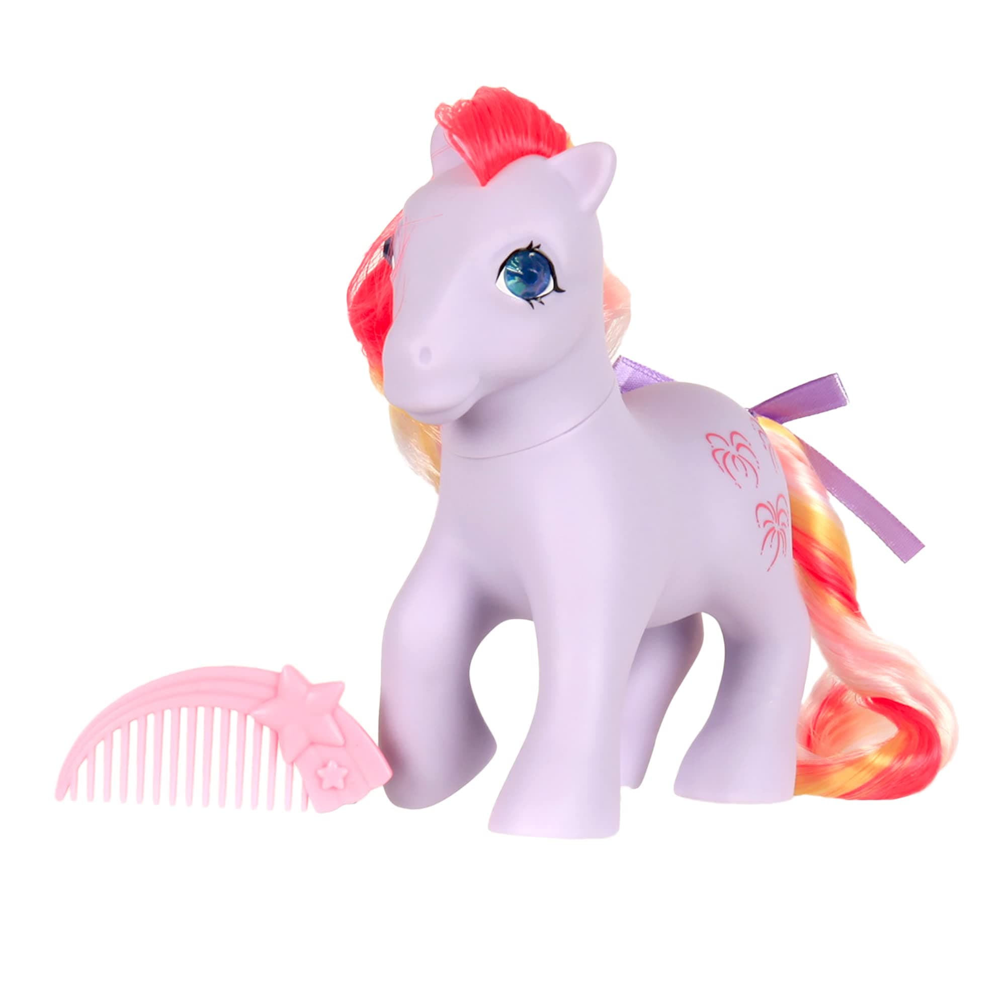 My Little Pony, 35293 Classic Rainbow Ponies, Sky Rocket Pony, 20 cm Tall, Retro Horses Gifts for Girls, Toy Animal Figures, Horse Toy for Children from 3 Years