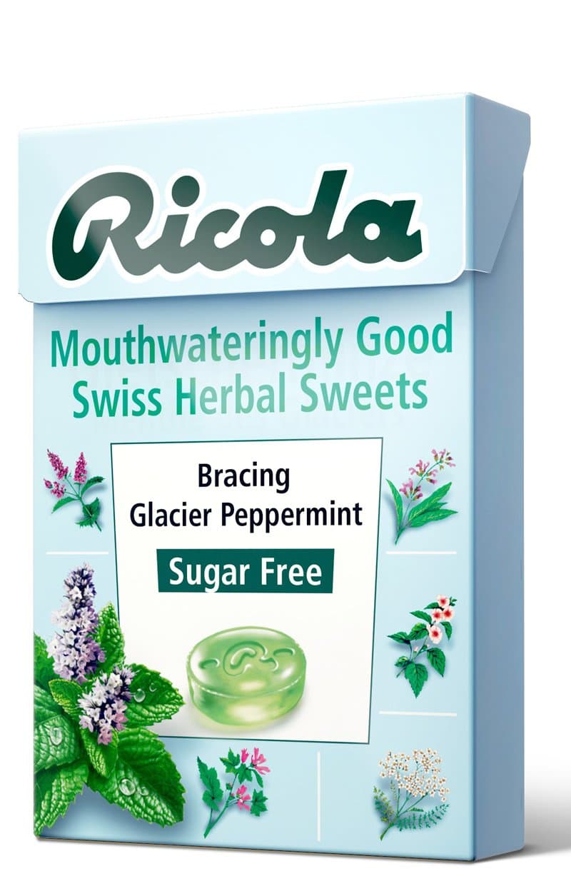 Ricola Glacier Peppermint Sugar Free 45g
