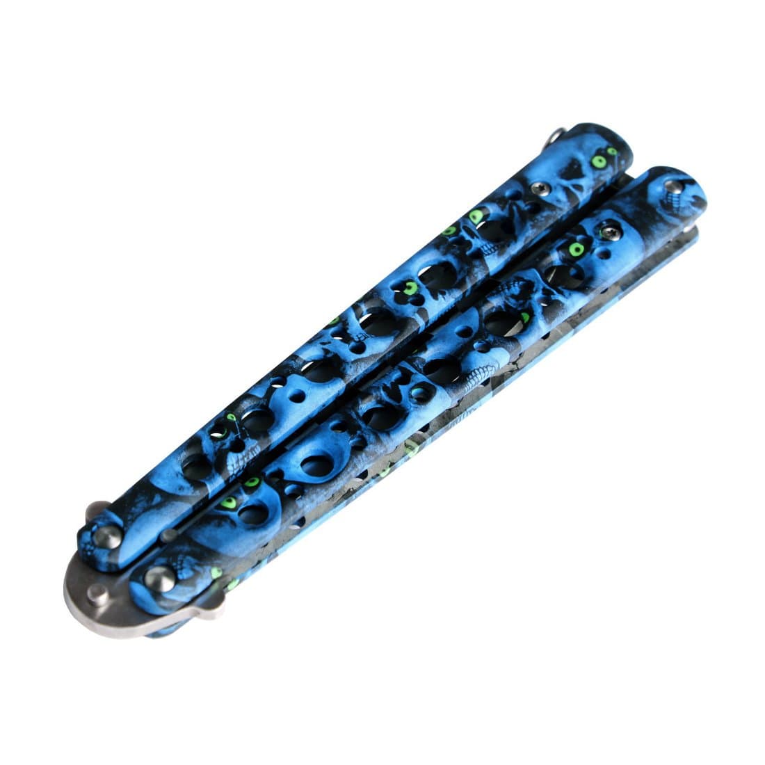 Andux Folding Camping Tool Stainless Steel Outdoor Tool HDD08 (Blue)
