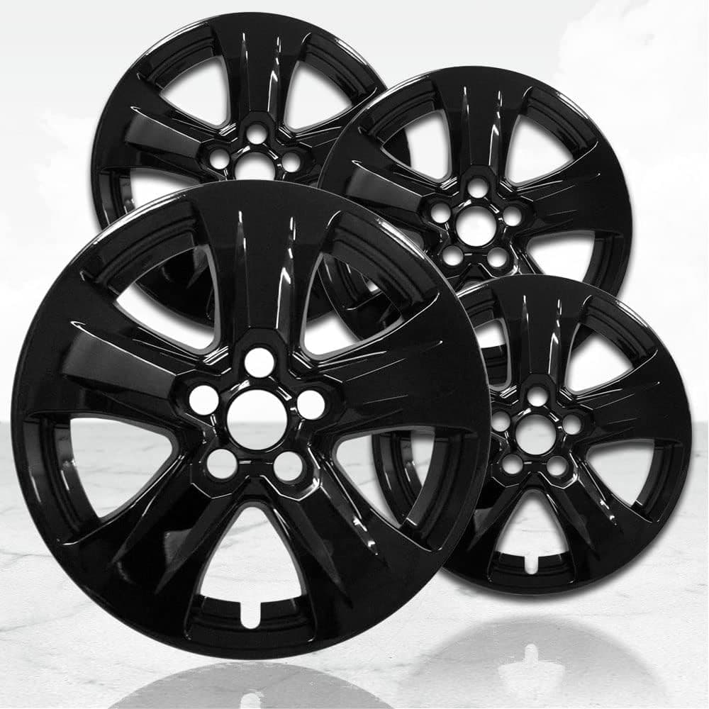 17" 4pc Black Wheel Skins (Set of 4) for Toyota RAV4 2019-2021