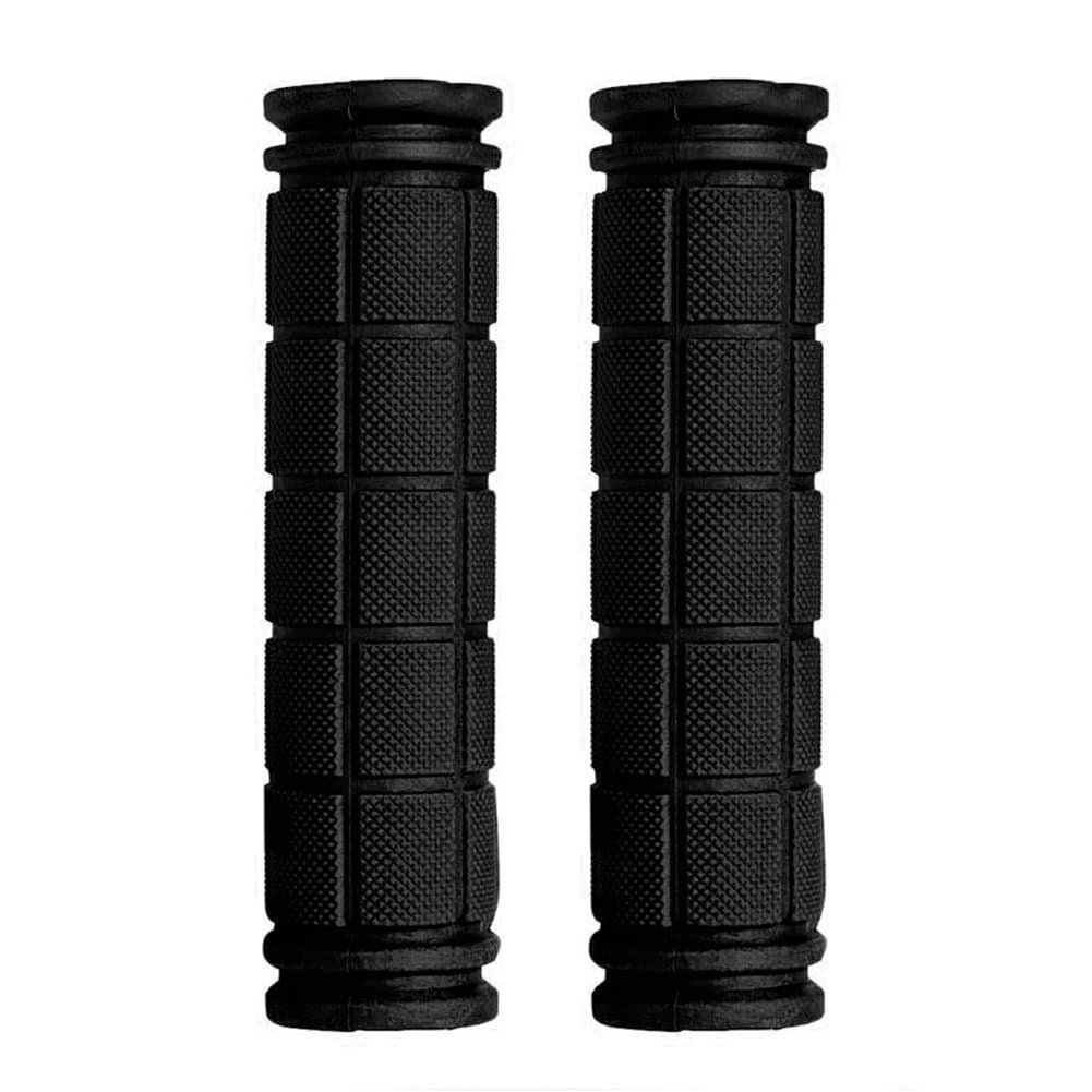 Cute Star Handlebar Grips, 4.7inch/12cm Rubber Hand bar End Grip for MTB BMX Road Mountain Bike Bicycle Scooter, Black