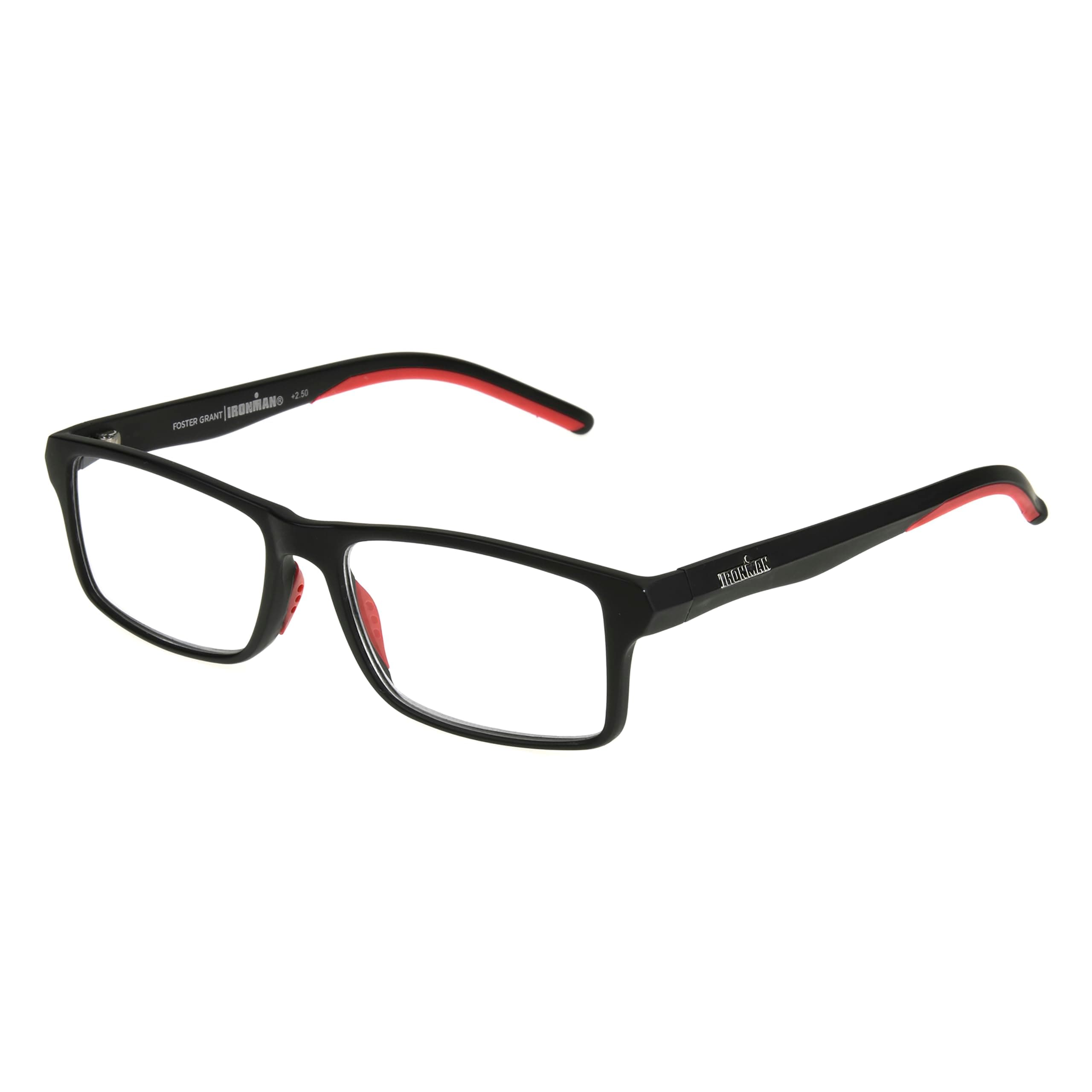IRONMAN mens Endeavor Square Reading Glasses