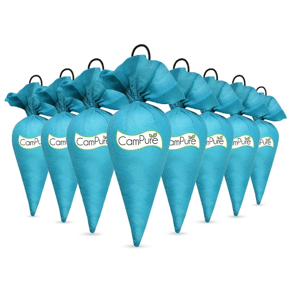 MANGALAM CamPure Camphor Cone (Original) Pack of 8-100% Organic | Air Freshener for Car, Wardrobe, Office Cabin's, Drawers, Travel Bag & Bathroom