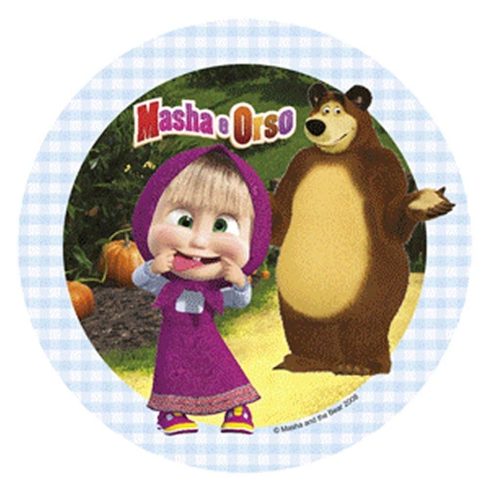 Sugar Paste Disc for Masha Cake and Bear Pumpkin Modecor