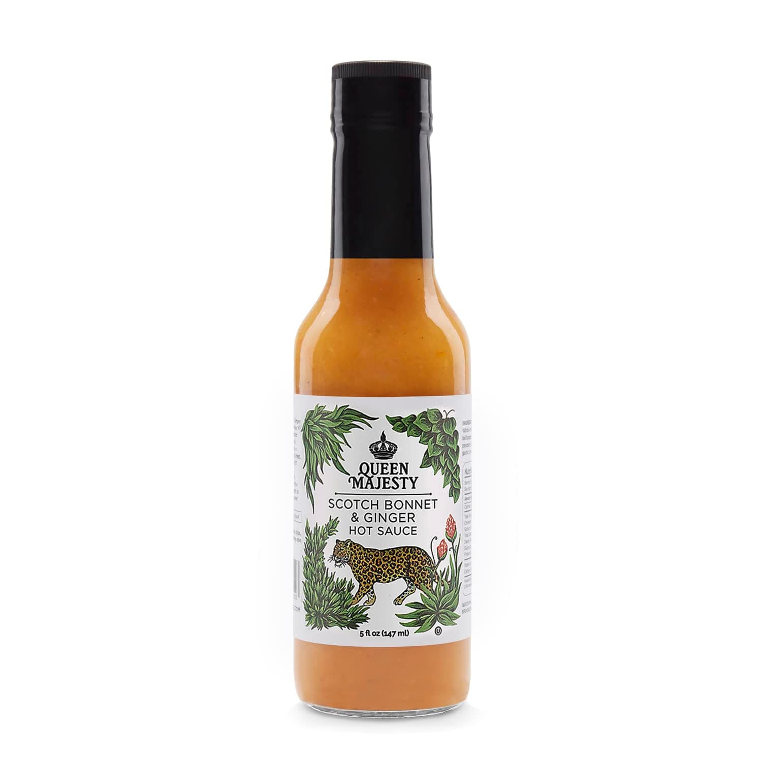 Queen Majesty Scotch Bonnet and Ginger Hot Sauce, 147ml