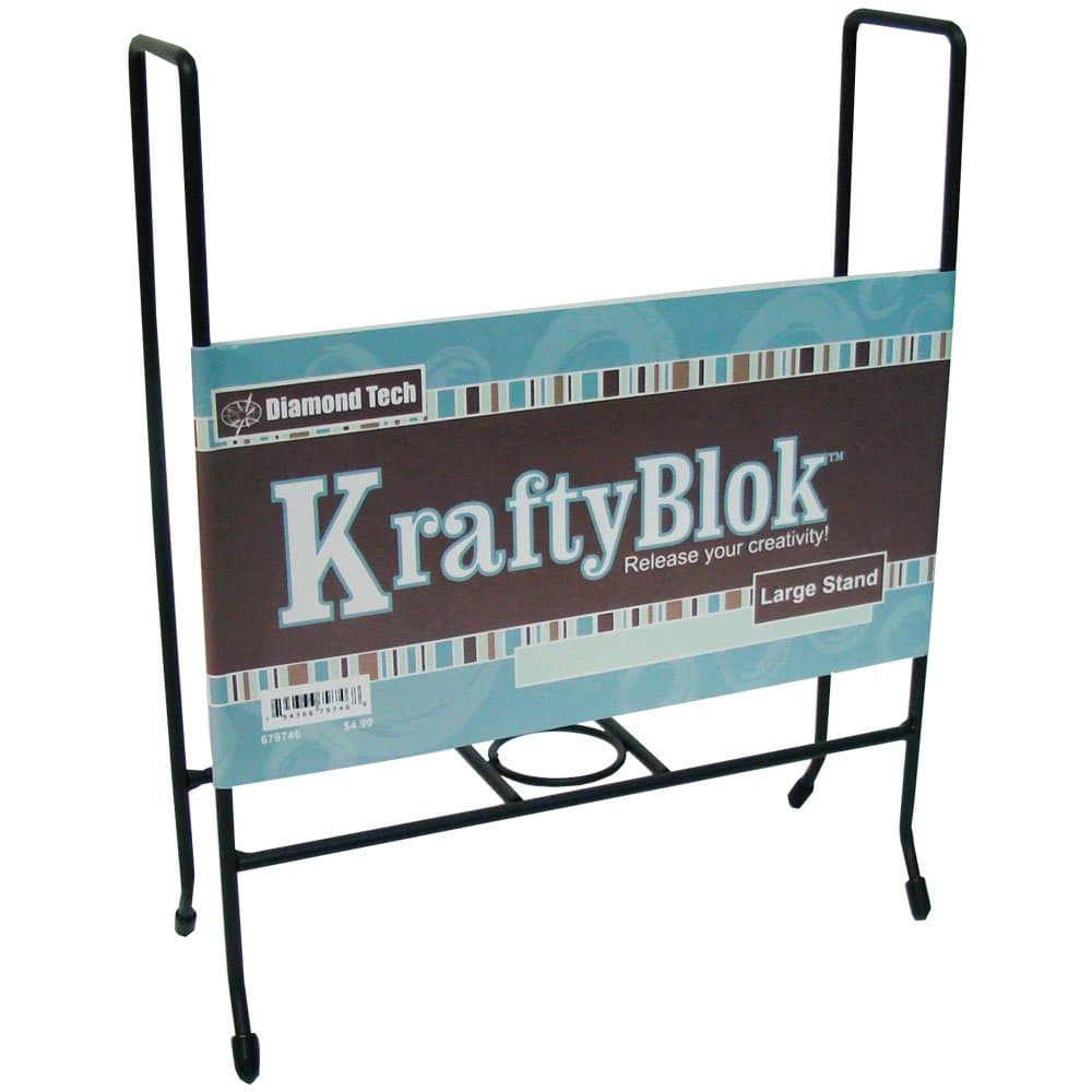 KraftyBlok 7.5-Inch by 7.5-Inch Sturdy Steel Display Stand (679746)