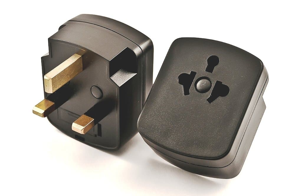 Power Bright PB-12 US to UK 3-Prong Travel Outlet Plug Adapter