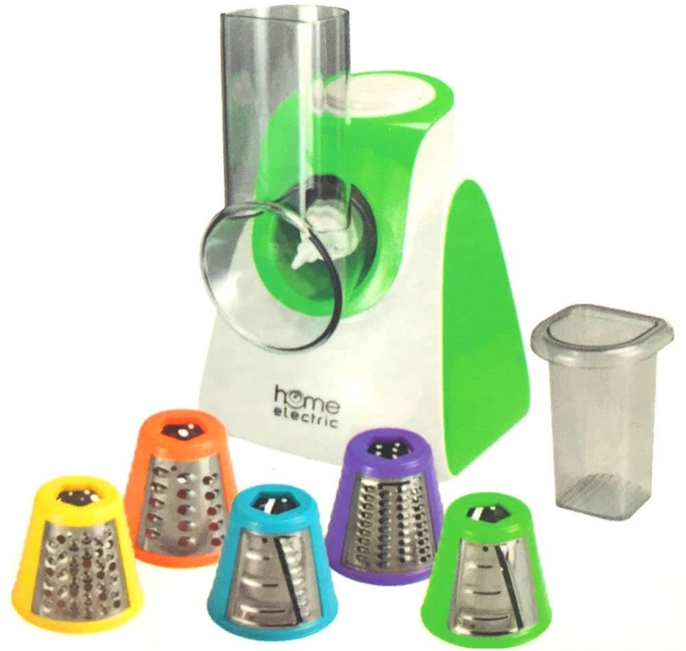 Vegetable slicer, vegetable chopper, mandoline slicer, electric grater, vegetable grater, vegetable shredder, Home Electric GR9002