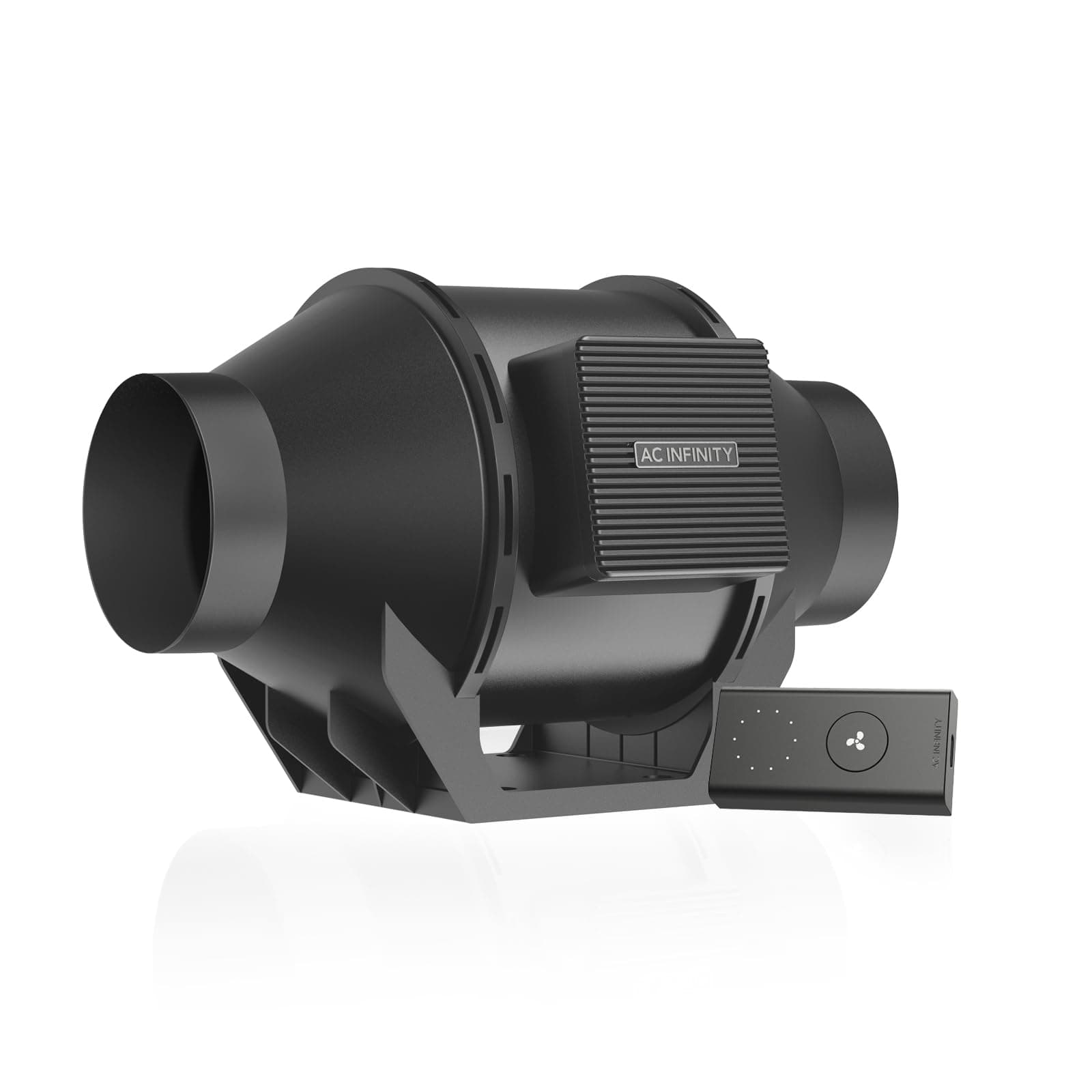 AC Infinity CLOUDLINE A4, Quiet 100mm Inline Duct Fan with Speed Controller, EC Motor - Ventilation Exhaust Fan for Heating Cooling Booster, Grow Tents, Hydroponics, 4-Inch