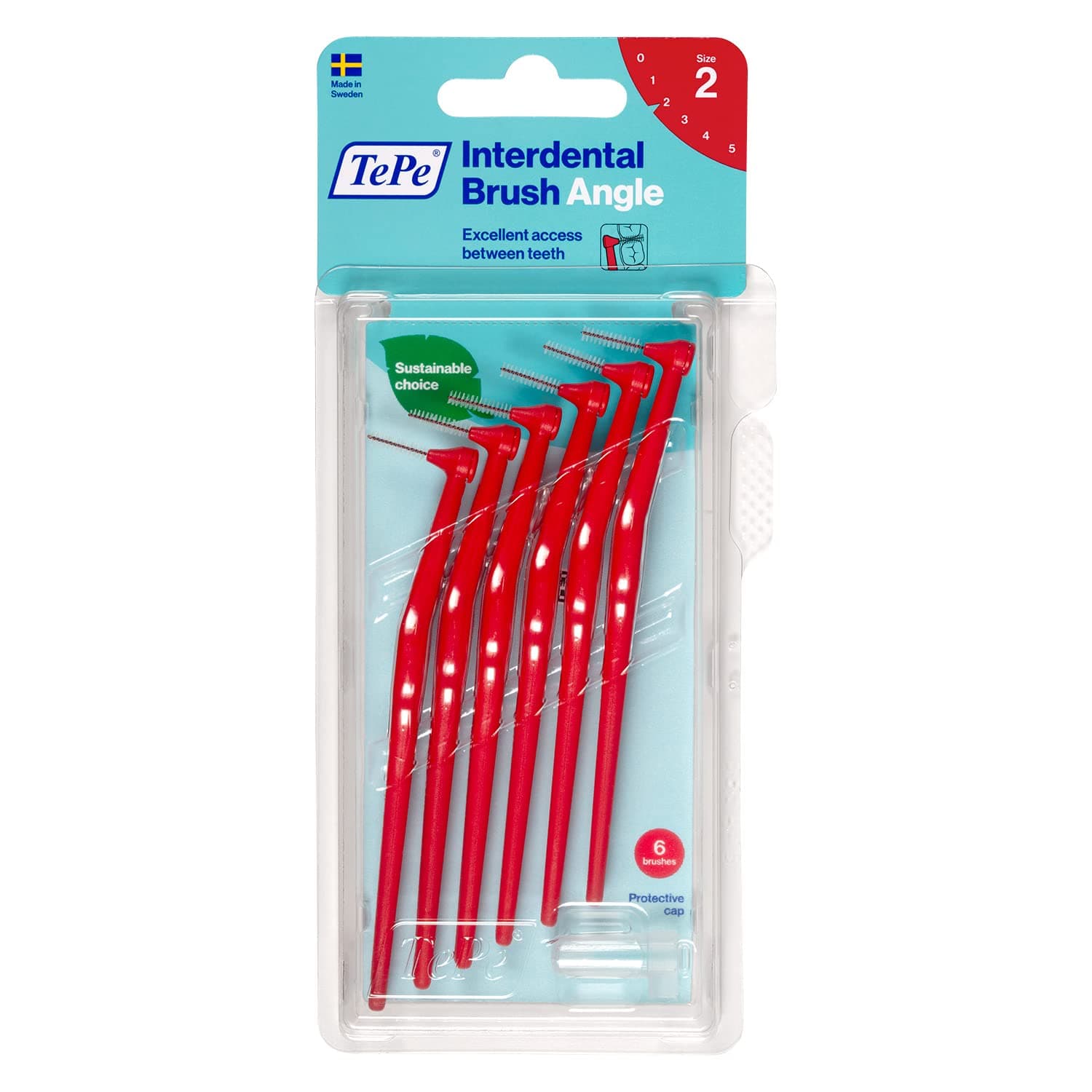 Tepe Angle Interdental Brush, Red 0.5mm