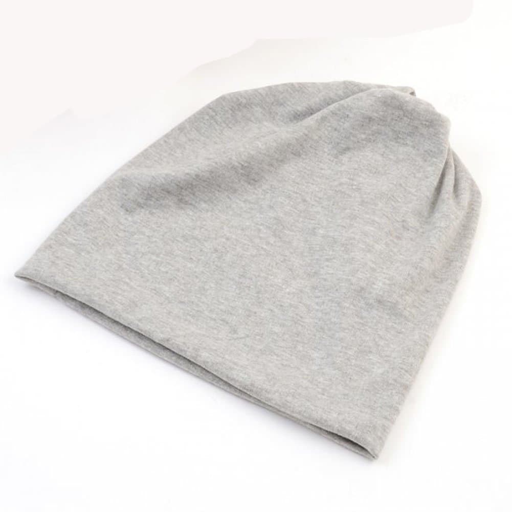 Women Girl Cotton Cable Headband Hairband Head Wrap Winter Warm Hat Light Grey