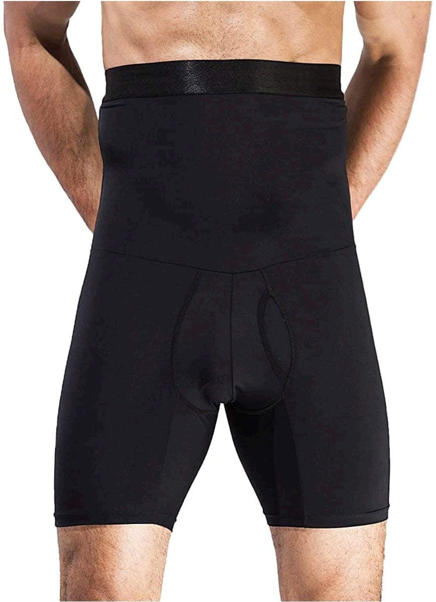 Men Tummy Control Shorts High Waist Slimming Shapewear Body Shaper Leg Underwear Briefs