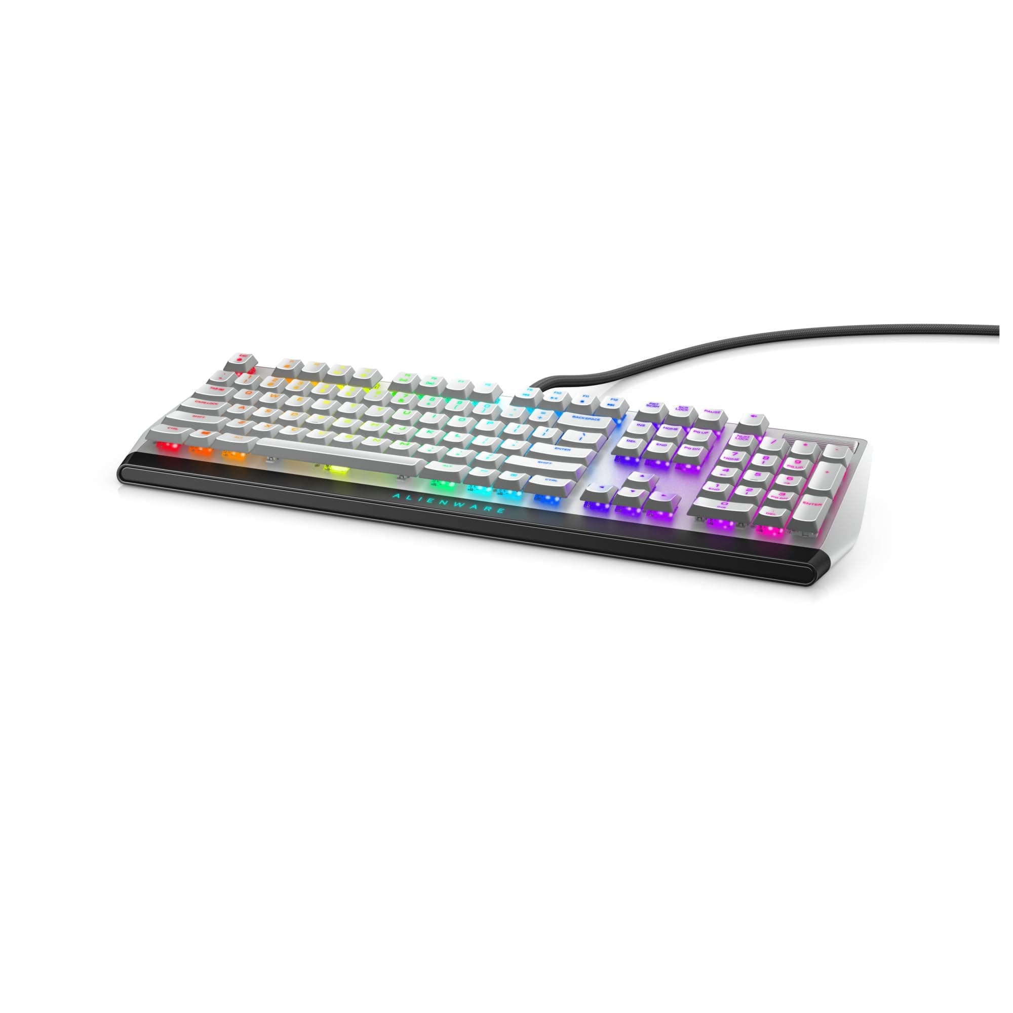 Alienware 510K Low-Profile RGB Mechanical Gaming Keyboard, US Layout - AW510K (Lunar Light)