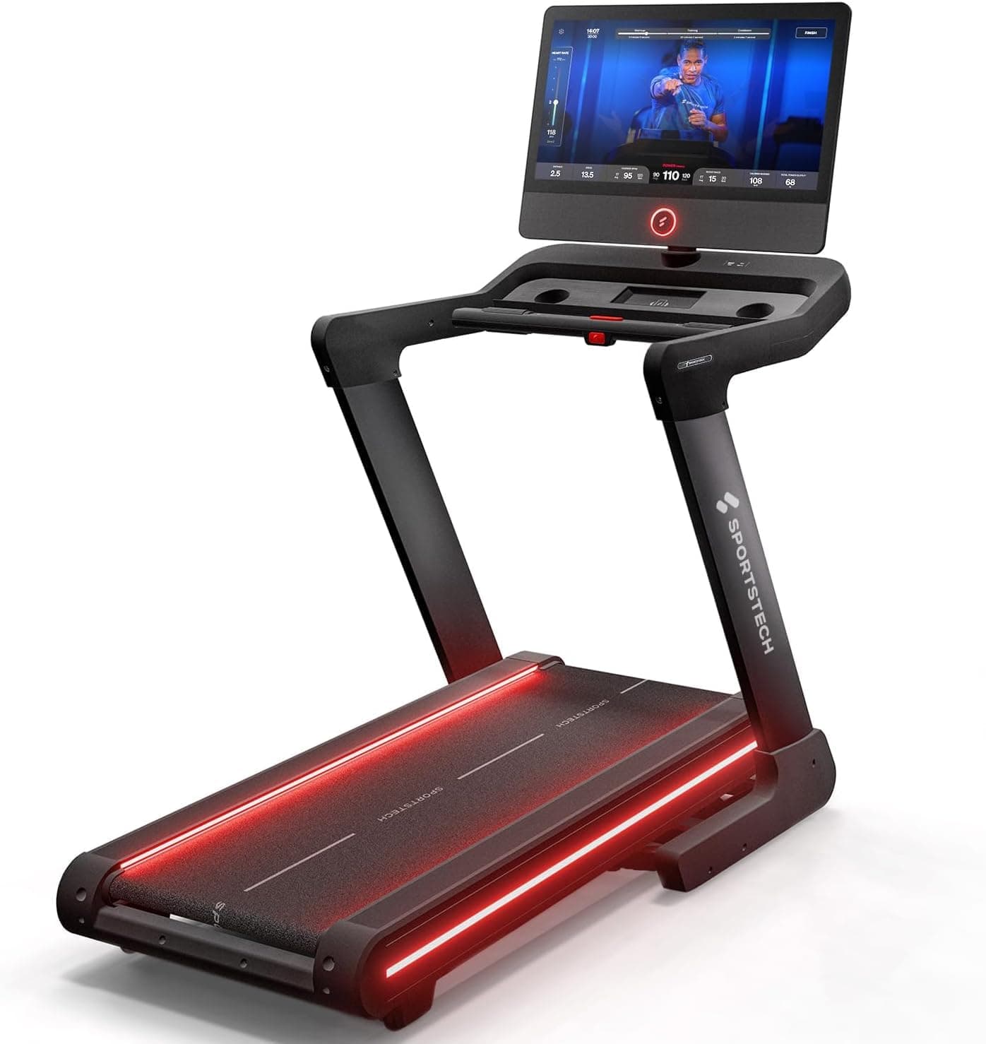 Walking Pad Under Desk Treadmill for Home | Portable Treadmill 300 lbs Capacity with Remote | Compatible Fitness App | LED Display | No Installation