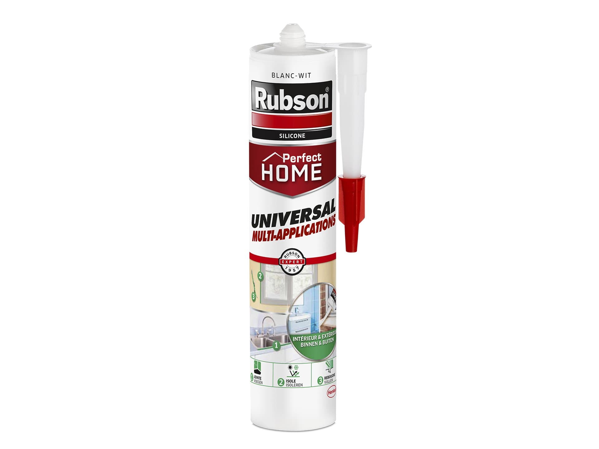 RubsonUniversal Silicone, White, 1680048