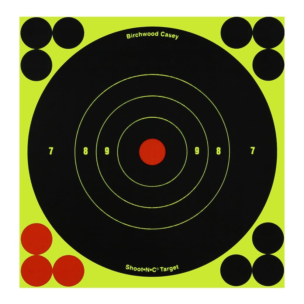 BIRCHWOOD CASEY SHOOT-N-C 6-Inch Round Target (60 Sheet Pack)