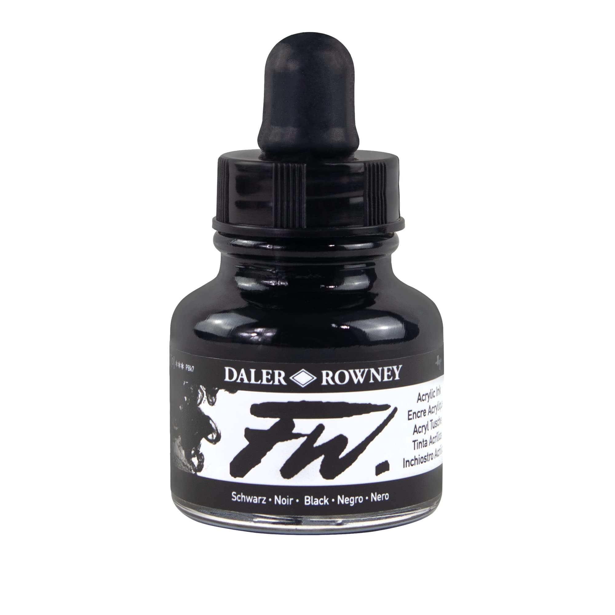 Daler-Rowney FW Ink, 29.5 ml, Black (India)