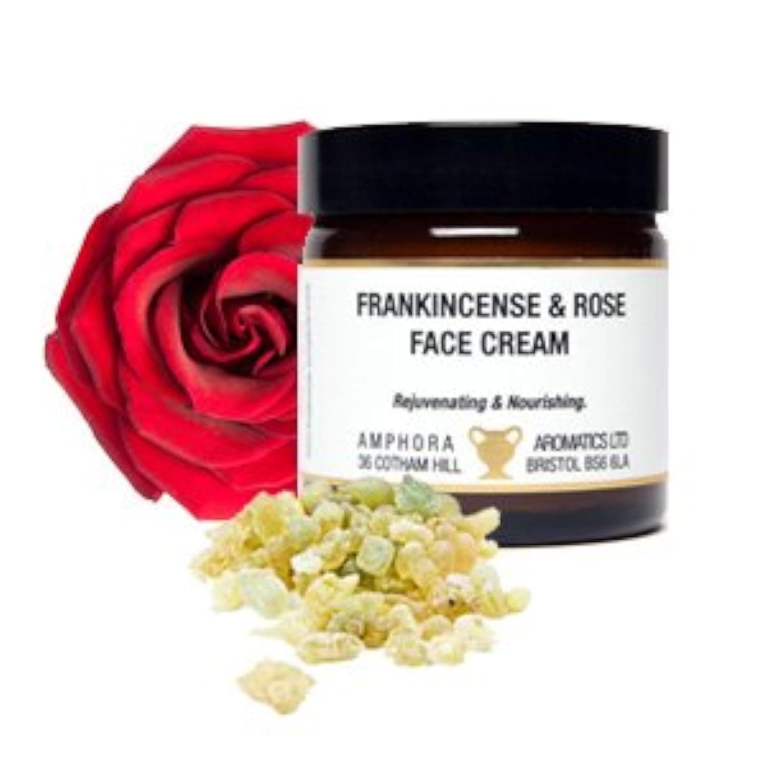 Frankincense & Rose Moisturising Face Cream 60ml by Amphora Aromatics